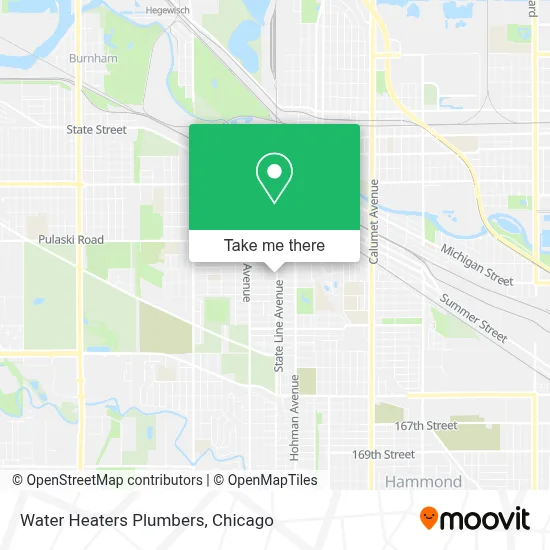 Water Heaters Plumbers map