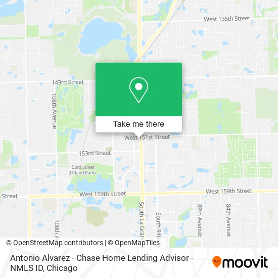 Antonio Alvarez - Chase Home Lending Advisor - NMLS ID map