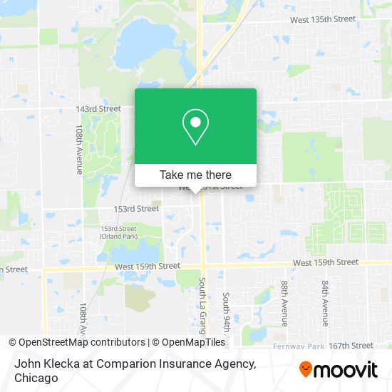Mapa de John Klecka at Comparion Insurance Agency
