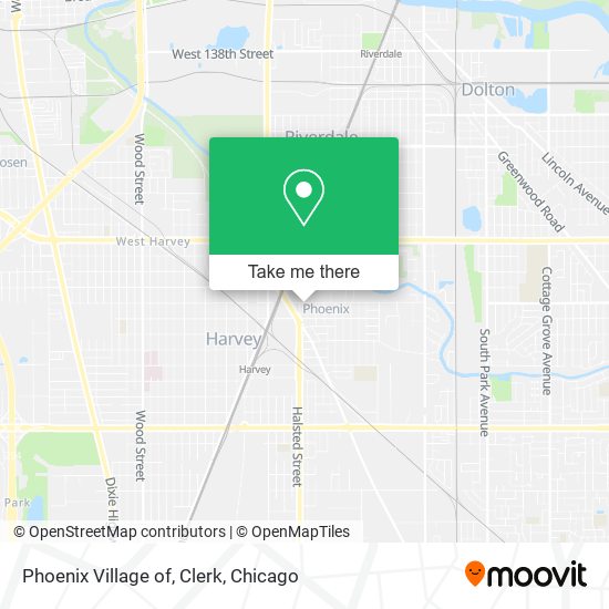 Phoenix Village of, Clerk map