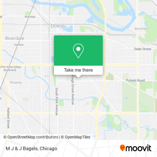Mapa de M J & J Bagels