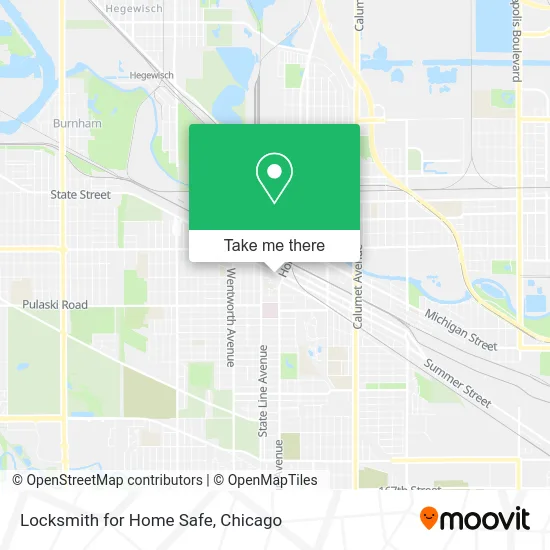 Locksmith for Home Safe map