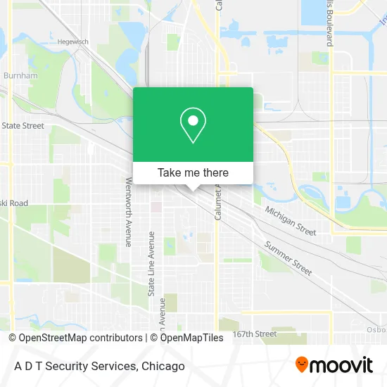 A D T Security Services map