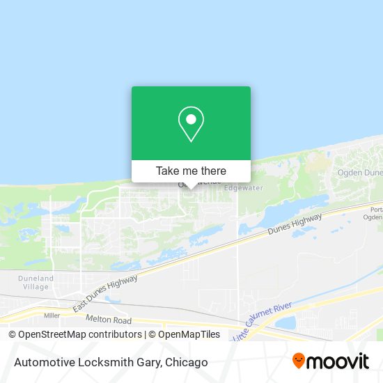 Automotive Locksmith Gary map