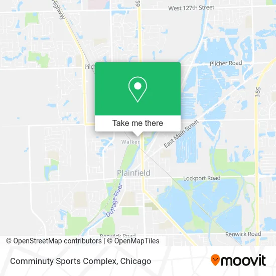 Comminuty Sports Complex map