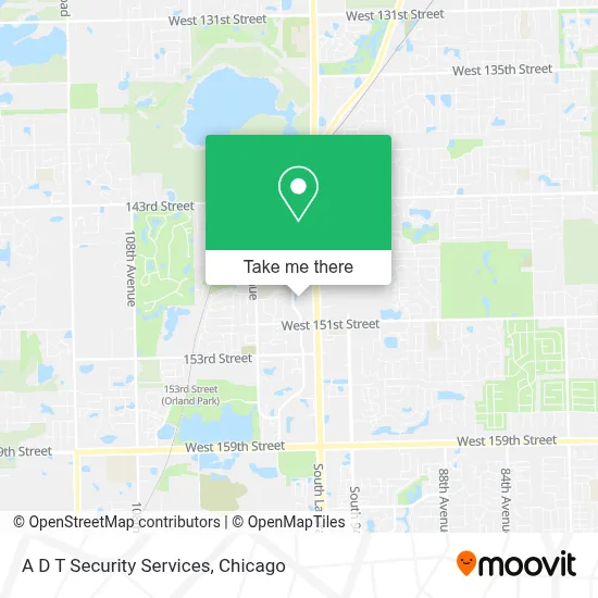 A D T Security Services map