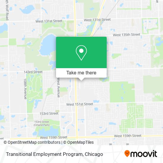 Mapa de Transitional Employment Program