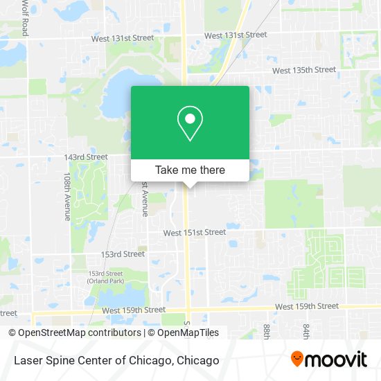 Laser Spine Center of Chicago map