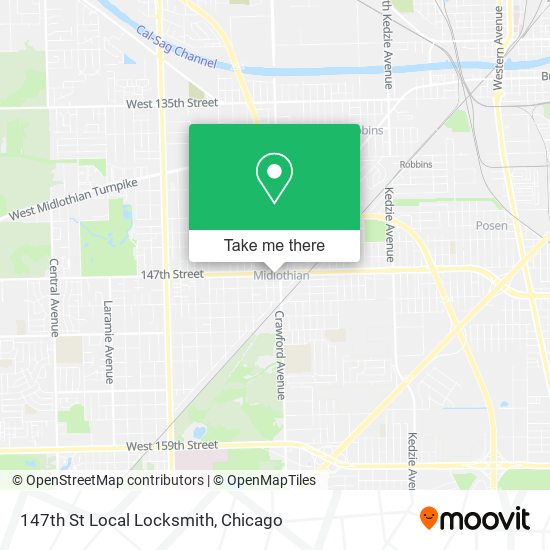 147th St Local Locksmith map