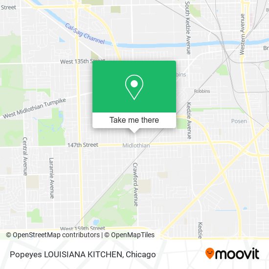 Popeyes LOUISIANA KITCHEN map