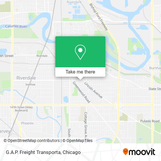 G.A.P. Freight Transporta map