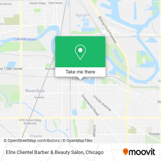 Mapa de Elite Clientel Barber & Beauty Salon