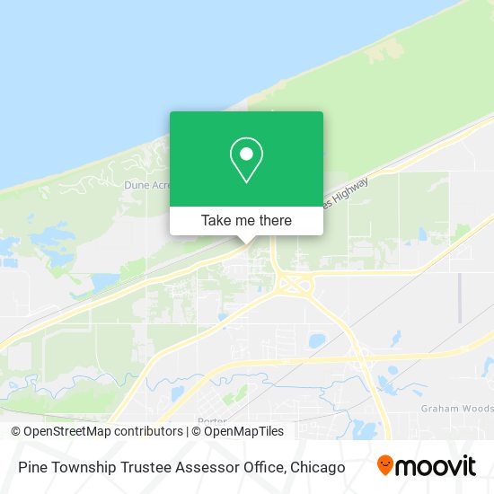 Pine Township Trustee Assessor Office map