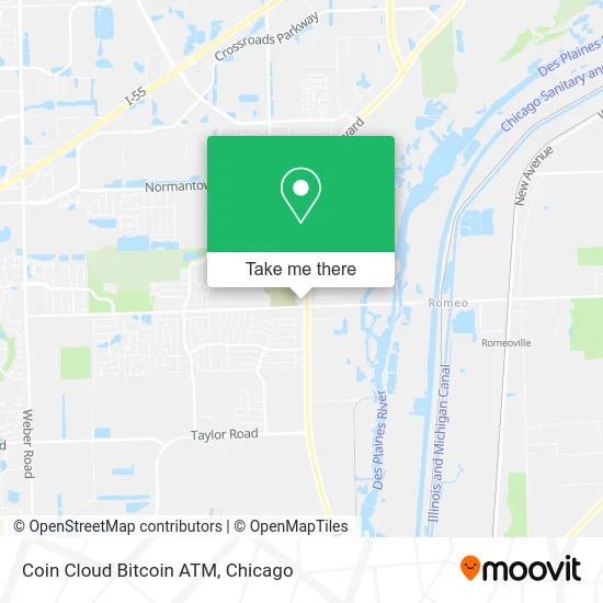 Coin Cloud Bitcoin ATM map