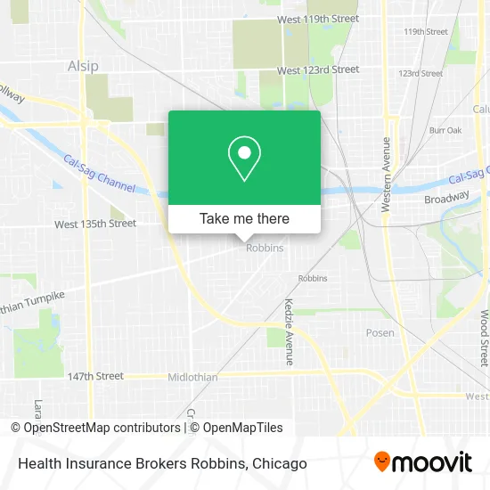 Health Insurance Brokers Robbins map