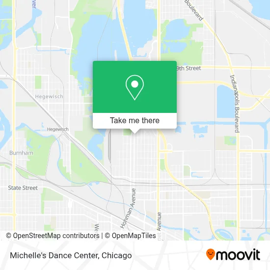 Michelle's Dance Center map