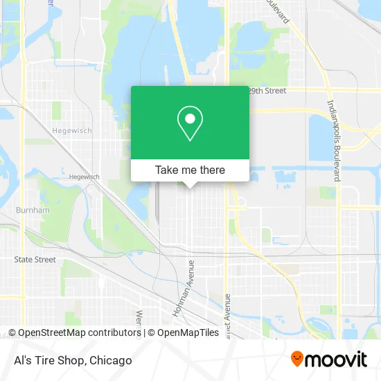 Al's Tire Shop map
