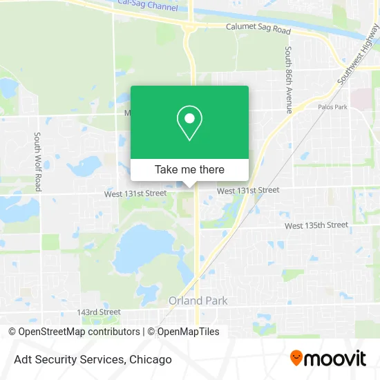 Adt Security Services map