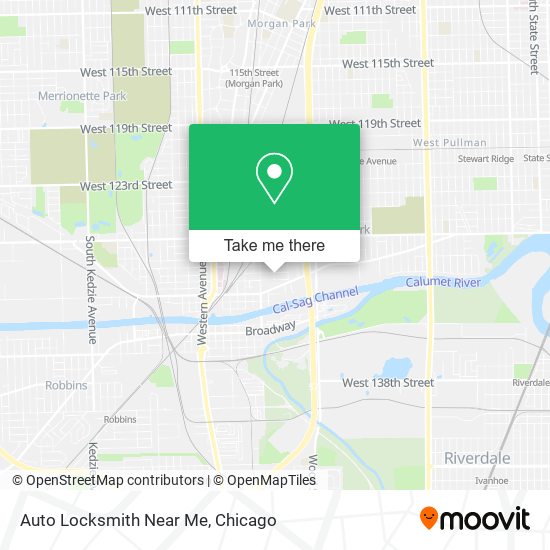 Auto Locksmith Near Me map