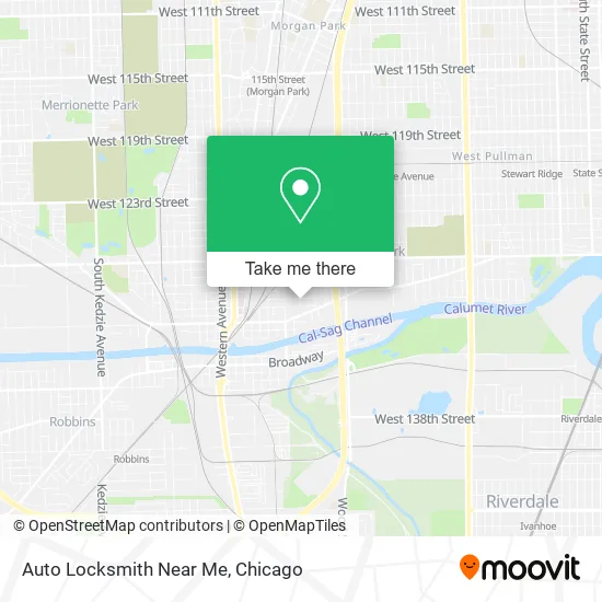 Mapa de Auto Locksmith Near Me