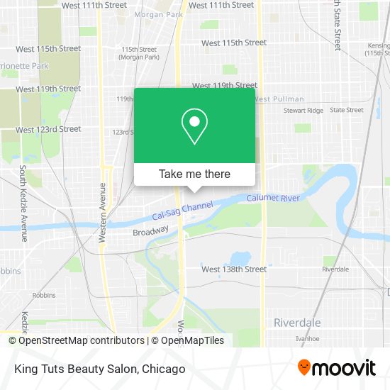 King Tuts Beauty Salon map