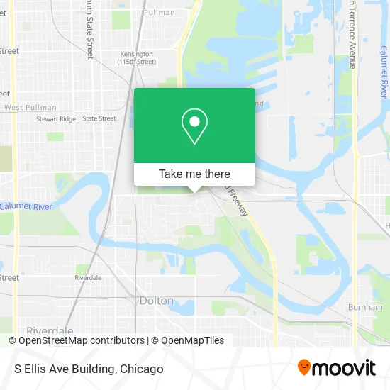 S Ellis Ave Building map