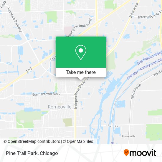 Mapa de Pine Trail Park