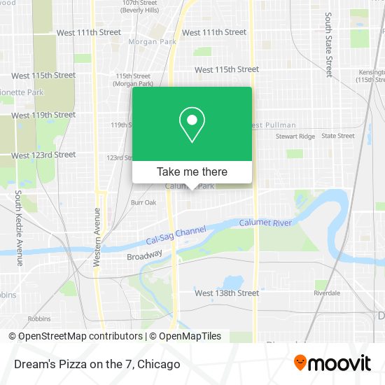 Dream's Pizza on the 7 map
