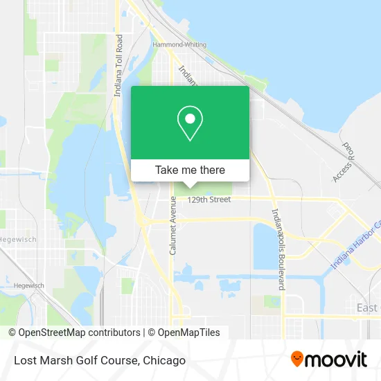 Lost Marsh Golf Course map