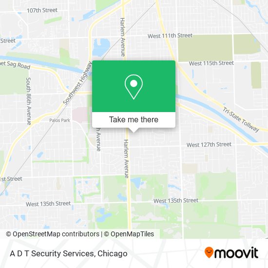 A D T Security Services map