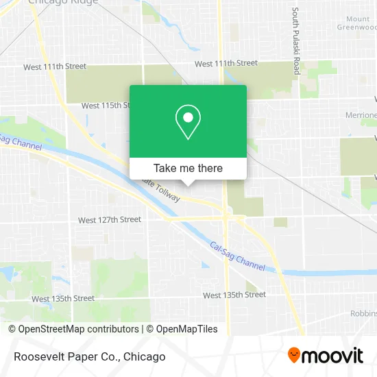 Roosevelt Paper Co. map