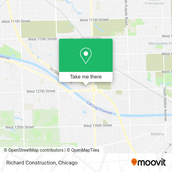 Richard Construction map