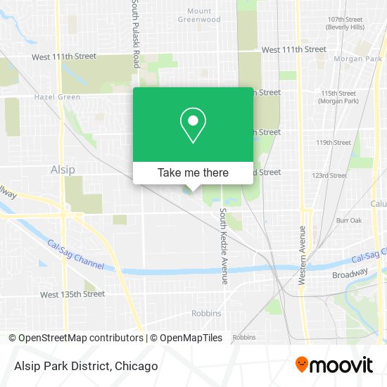 Mapa de Alsip Park District