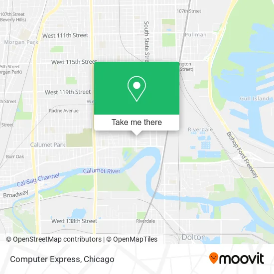 Computer Express map
