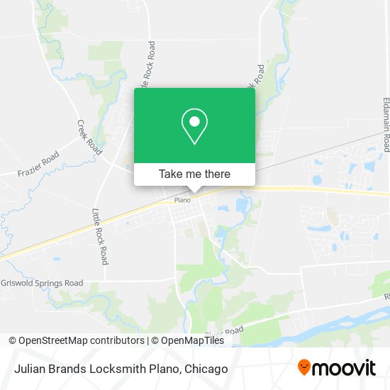 Mapa de Julian Brands Locksmith Plano