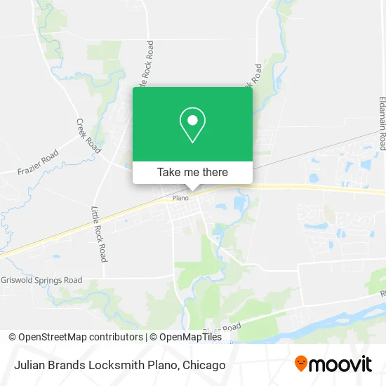 Julian Brands Locksmith Plano map