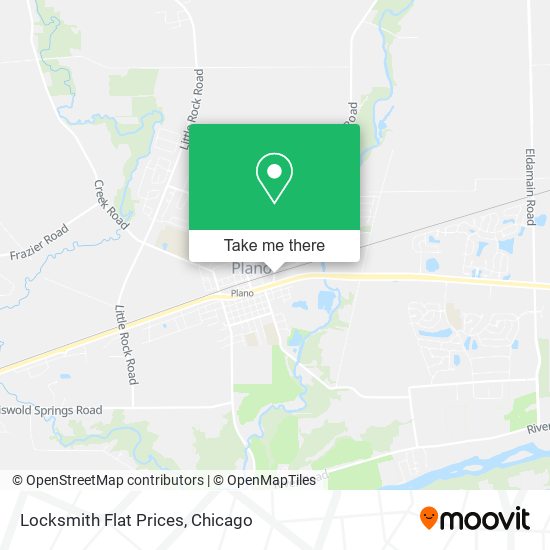 Mapa de Locksmith Flat Prices