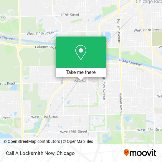 Call A Locksmith Now map