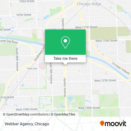 Mapa de Webber Agency