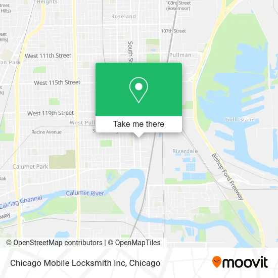 Chicago Mobile Locksmith Inc map