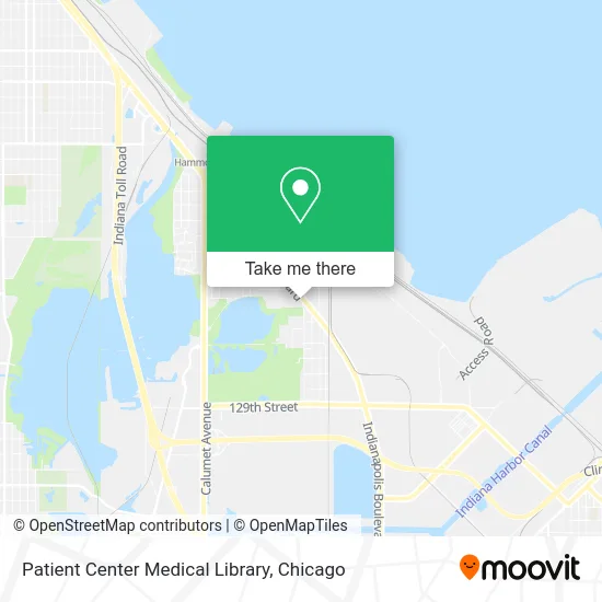 Patient Center Medical Library map