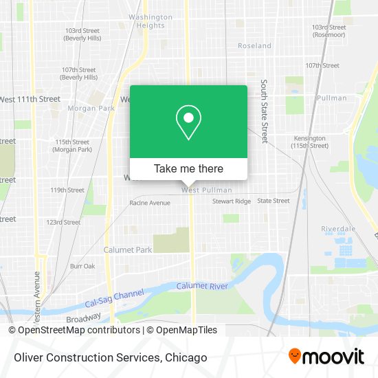 Mapa de Oliver Construction Services