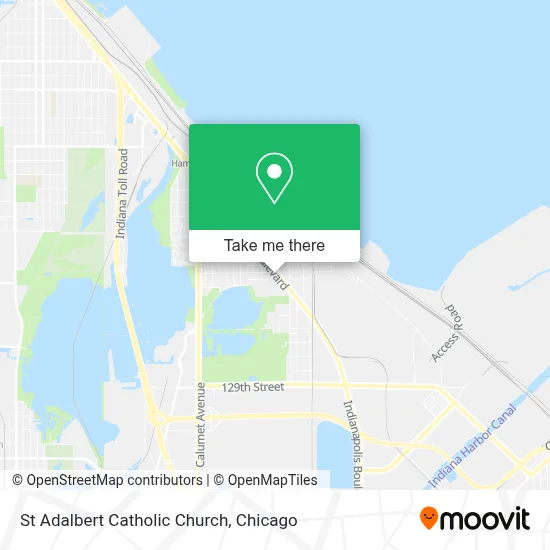St Adalbert Catholic Church map