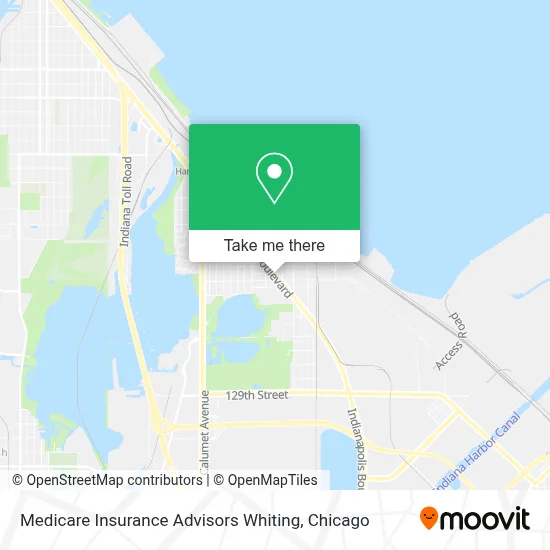 Medicare Insurance Advisors Whiting map
