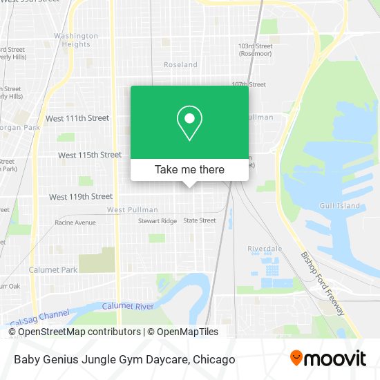 Mapa de Baby Genius Jungle Gym Daycare