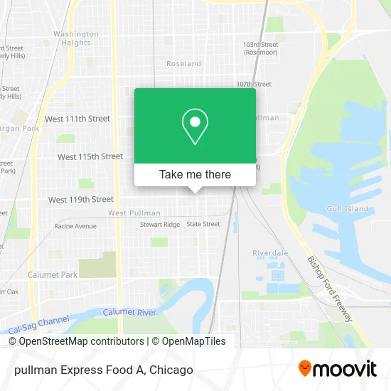 pullman Express Food A map