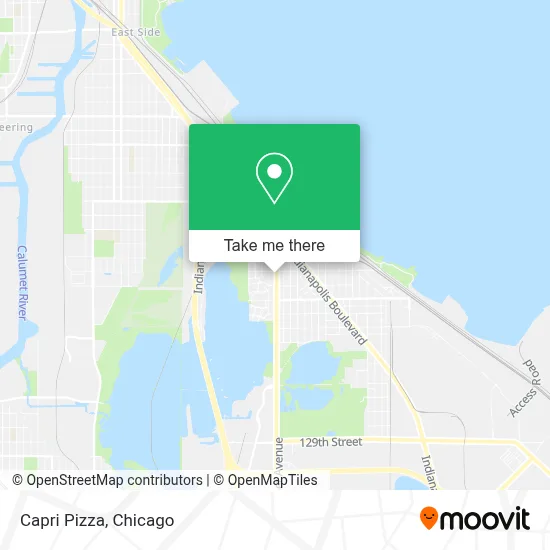 Capri Pizza map