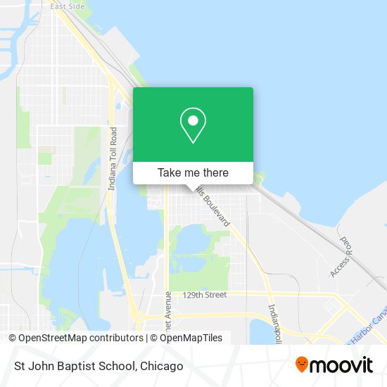 Mapa de St John Baptist School