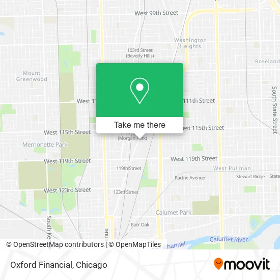 Oxford Financial map