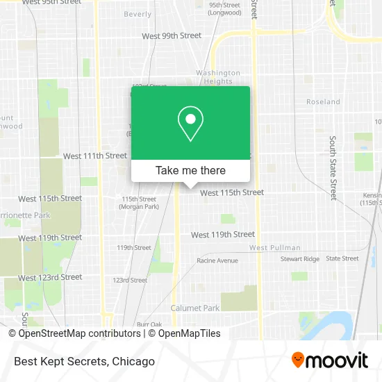 Best Kept Secrets map